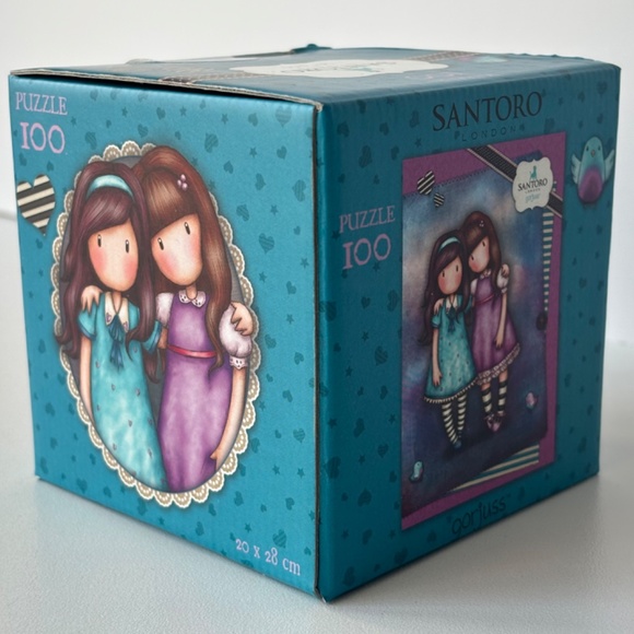 Brand New! Educa Santoro London Gorjuss Puzzle -100 pieces Friends Walk Together - Picture 5 of 7